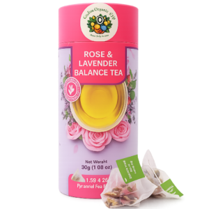 شاي التوازن بالورد واللافندر