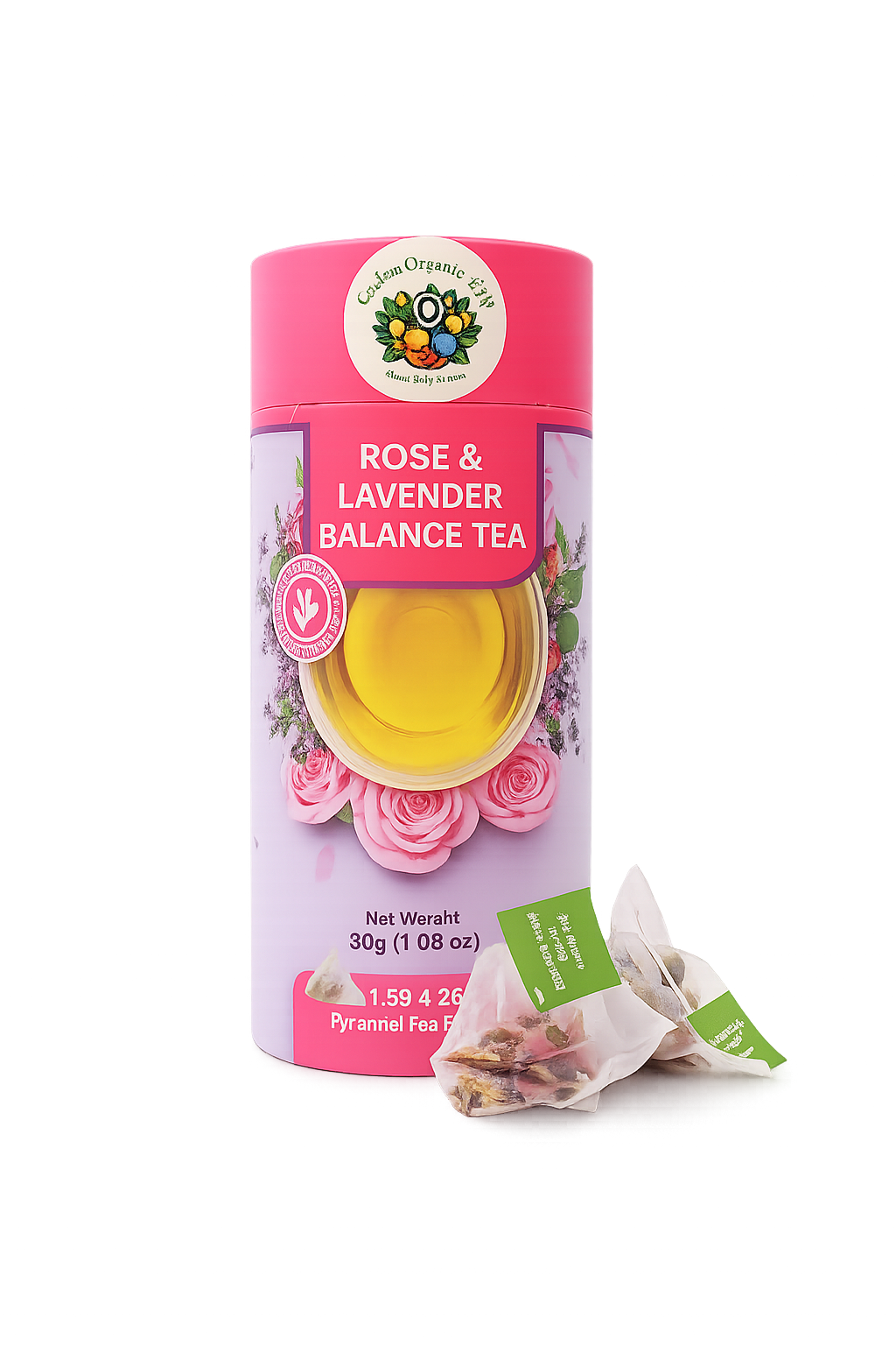 شاي التوازن بالورد واللافندر